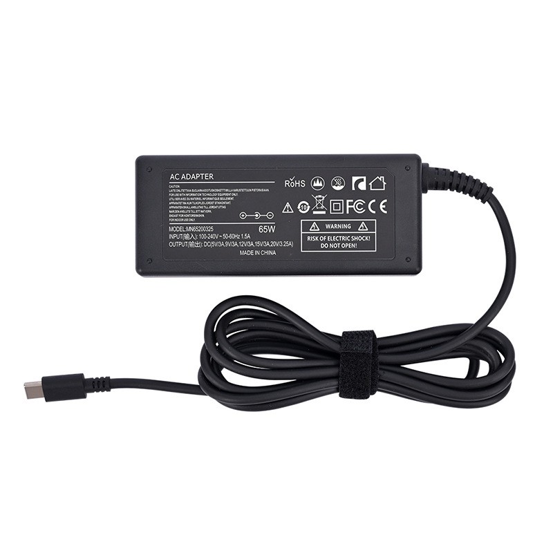 65W Type-c laptop-lichtnetadapter, snel opladen